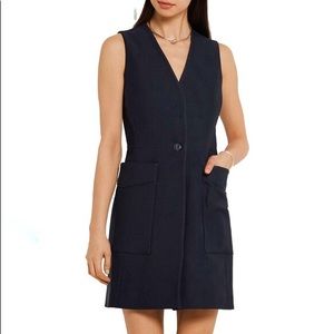 Sleek! RAG & BONE- Navy V Neck Sleeveless Dress--Make an Offer!